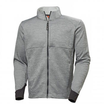 Helly Hansen свитер 72380_930-2XL, 2XL, серый, 260 г/м², молния YKK, нагрудный карман, карманы для рук, эластичные манжеты (72380_930-2XL)