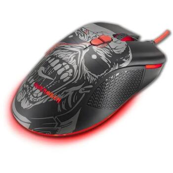 Subsonic Игровая мышь SA5612-IM1, 7200 DPI, 7 кнопок, красная LED подсветка, для правшей (SA5612-IM1)