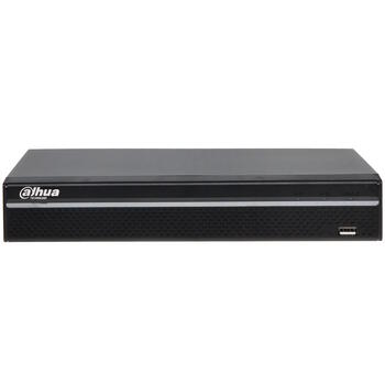 Dahua NVR4208-8P-4KS2/L — 8-канальный PoE сетевой видеорегистратор с поддержкой 4K и функциями AI-камер Белый (NVR4208-8P-4KS2/L)