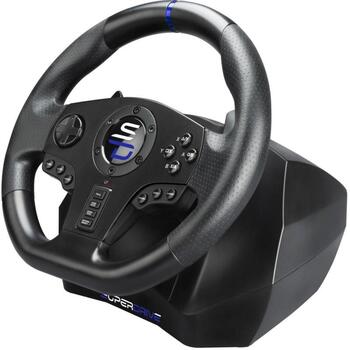 Subsonic Spēļu stūre SV 850 Pro Sport SA5595-NG, 270 grādi, 28 cm, USB, 2 pedāļi, vibrācija, saderība ar PS4, XBOX, SWITCH (SA5595-NG)