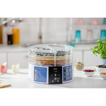 Zelmer ZFD1005 72504795P, 520W, 4 paplātes, 10kg, taimeris 1-48h, 70°C, digitālā vadība (72504795P)