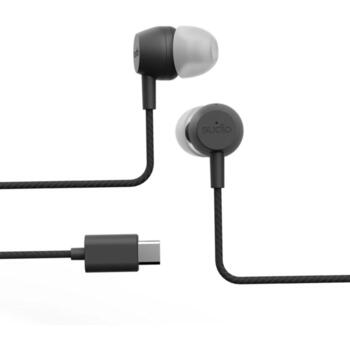 Sudio наушники V3 Pro V3PROBLK, USB-C, 32Ω, 10mm, 101dB, микрофон, шумоподавление, внутриканальные (V3PROBLK)