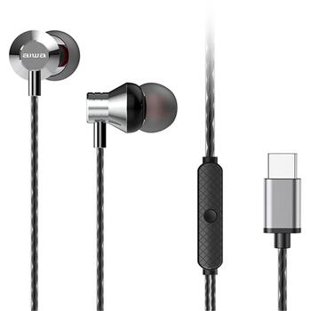 Aiwa ESTM-50USB-C/SL, 10mm, 16Ω, 20Гц-20кГц, 105дБ, USB-C, микрофон, пульт, 120см (ESTM-50USB-C/SL)