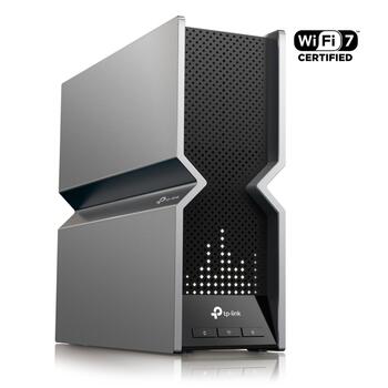 TP-Link Archer BE800 Wi-Fi 7 Tri-Band маршрутизатор BE19000 19000 Mbps Mesh USB 3.0 4×2.5GbE 2×10GbE Черный (ARCHER BE800)