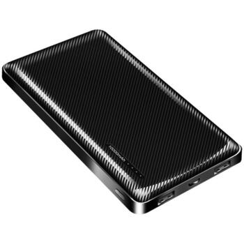 LogiLink PA0316 Power Bank, 10000 мАч, 2x USB-A, USB-C, 12 Вт, 2.4 А, LED-дисплей, черный (PA0316)