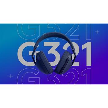 Logitech G321 LIGHTSPEED 981-001569, беспроводная гарнитура, 20-20000Гц, 32Ом, 40мм, 210г, Bluetooth 5.2, 20ч (981-001569)