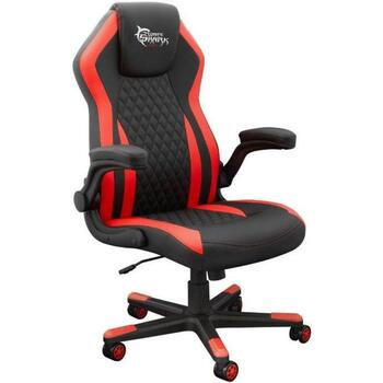 White Shark Игровое кресло Dervish-R, 16.8кг, 66см, 69см, 113-123см, PU, черный/красный, 50мм пластик, подлокотники (DERVISH-R)