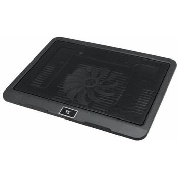 Sbox Dzesēšanas paliktnis CP-19, 15,6 collas, 140x140x15mm, 800-1000 apgr./min, 47,35 CFM, 21 dB, 2 pozīcijas, 1 USB (CP-19)