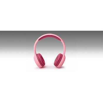 Muse Беспроводные детские наушники M-215BTP, 40мм, 85дБ, Bluetooth 5.0, розовый, накладные, встроенный аккумулятор (M-215BTP)