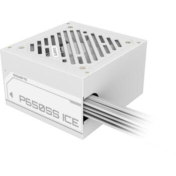 Gigabyte Datora barošanas bloks GP-P650SS ICE, 650W, 155-240V, 50/60Hz, 80 PLUS Silver, 1 ventilators, balts (GP-P650SS ICE)