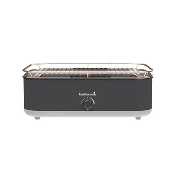 Barbecook E-Carlo электрический настольный гриль для балкона и террасы 2500Вт 3 уровня нагрева 38.5x28.5см BC-ELE-1003 Midnight Grey (BC-ELE-1003)