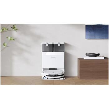 Ecovacs робот-пылесос DEEBOT T50 OMNI Gen3, 25000 Па, 5200 мАч, 210 мин, влажная и сухая уборка, белый (DEEBOT T50 Gen3 Wh)