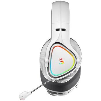 A4Tech Наушники A4Tech Bloody MR710 A4TSLU47752, 1200 мАч, 65ч, 20Гц-20кГц, 50мм, 16Ω, Bluetooth 5.3, USB-C (A4TSLU47752)