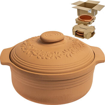Browin Keramikas cepamtrauks 770612, 4 L, dabīgs produkts, bez eļļas, piemērots ģimenes maltītēm (770612)