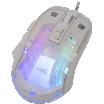 Baracuda Мышь ANGLERFISH-W BGM-062, 7200 DPI, 7 кнопок, 1,5м, RGB подсветка, USB 2.0, Оптический сенсор (ANGLERFISH-W)