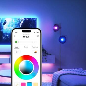 Nanoleaf Essentials Умная A60 Лампа N7501B02-4A60E, 900lm, 9W, E27, 2700-6500K, 4 шт., Умное управление (N7501B02-4A60E)