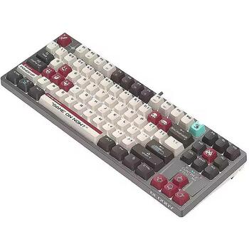 A4Tech Клавиатура A4TKLA47736, USB проводная, 50 миллионов нажатий, RGB подсветка, механическая, BLMS Red переключатели (A4TKLA47736)