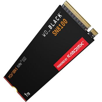 Sandisk SSD WD_BLACK SN8100 WDS100T1X0M, 1000GB, M.2, PCIe 5.0 x4, NVMe, 14900MB/s чтение, 11000MB/s запись, TLC 3D NAND, 2400TBW (WDS100T1X0M)