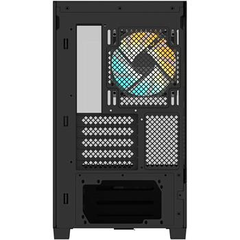 Gigabyte Корпус C201 PANORAMIC GB-C201P, 2x USB 3.0, 3x 120mm вентиляторы, поддержка радиаторов 360mm, черный (GB-C201P)