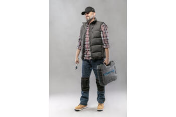 Hogert HT5K243-L siltināta veste, 100% poliesters, 205 g/m², 250 g/m², rāvējslēdzēja kabatas, vīriešiem (HT5K243-L)