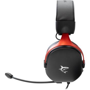 White Shark Наушники FOX-B, 280г, Черный, 32Ω, 20Hz-20KHz, 40mm драйверы, многопозиционный микрофон, регулятор громкости (FOX-B)