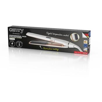 Adler выпрямитель для волос CR 2322, 50 Вт, 150 °C, 230 °C, керамические турмалиновые пластины, 4 температурных настройки (CR 2322)