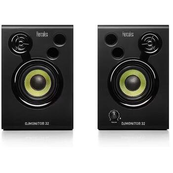 Hercules DJMonitor 32 4780885, 60-20000 Гц, 15 Вт, 60 Вт, 7,62 см, черный, MDF, 2 динамика (4780885)