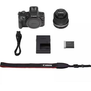 Canon EOS R100 беззеркальная камера + RF-S 18-45mm F4.5-6.3 IS STM объектив 6052C013, 24.1 МП, ISO 12800, 3.0