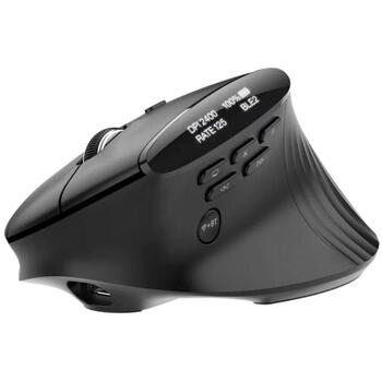 Acer Smart Fit vertikālā pele HP.EXPBG.020, 8000 dpi, Bluetooth 5.0, 10 pogas, optiskā, ergonomisks dizains (HP.EXPBG.020)