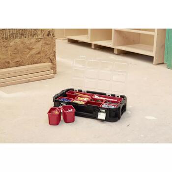 Keter Connect Organizer 30205287, 54x30,2x11,4cm, instrumentu kaste, caurspīdīgs vāks, rokturis (30205287)