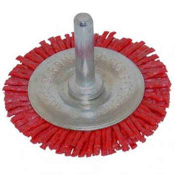 Diskveida birste uz ass 65mm, neilona sari 02-9-1110 FASTER TOOLS (02-9-1110)
