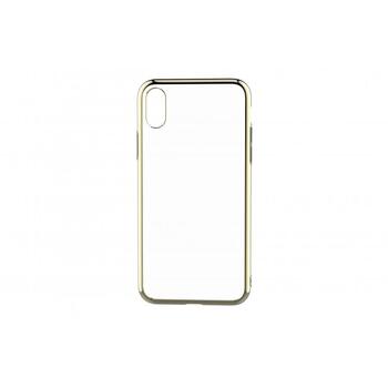 Devia Glitter мягкий чехол TPU iPhone XS/X 5.8 золотой, 102010422124, ударостойкий, удобный захват (102010422124)