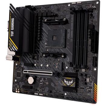 Asus Mātesplate TUF Gaming A520M-Plus II 90MB17G0-M0EAY0, 4x DDR4 DIMM, 4x SATA, AM4, 128 GB, 2800-4866 MHz (O.C.), Micro ATX (90MB17G0-M0EAY0)