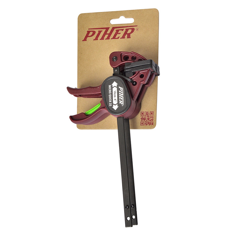 Micro ātrās fiksācijas spīles 2 gab, 10cm, 25kg PI5201 PIHER (PI52015)