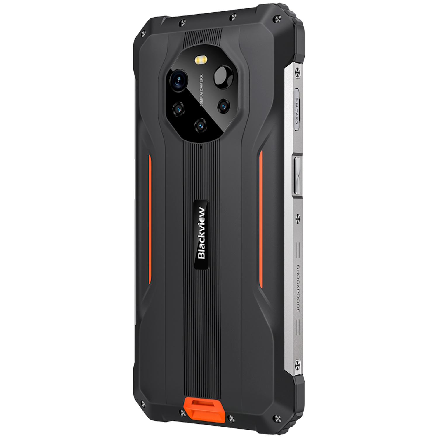 Защищенный смартфон 5G с тепловизором FLIR BL8800 Dual 5G Pro 6.58″ FHD+ 8 GB 128 GB 8380 mAh Оранжевый Blackview (BL8800_PRO-OR_EU)