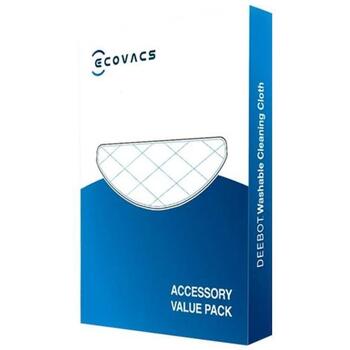 Ecovacs моющаяся тряпка D-CC03-2020, 3 шт., микрофибра, моющаяся, синий (D-CC03-2020)