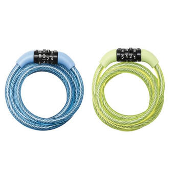 Velo trose ar šifra atslēgu krāsaina 1200 mm 8 mm 8143EURDPROCOL MASTERLOCK (8143EURDPROCOL)