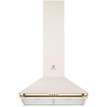 Electrolux вытяжка EFC226V, 60см, 235-420 м³/ч, 53-66 дБ, 3 скорости, LED, белый (EFC226V)