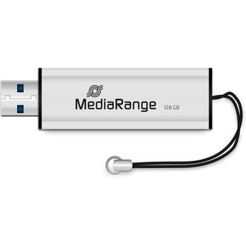 Mediarange USB флеш-накопитель MR918, 128 ГБ, USB 3.2, скорость чтения 80 МБ/с, скорость записи 25 МБ/с, компактный (MR918)