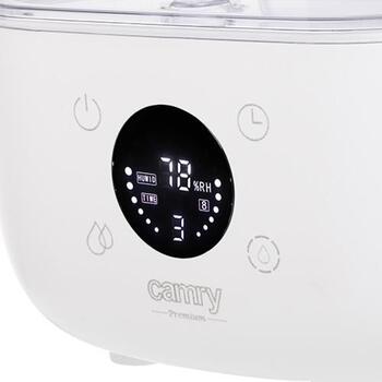 Camry Gaisa mitrinātājs CR 7973w, 23 W, 5 L, līdz 35 m², ultraskaņas, 100-260 ml/stundā, balts (CR 7973w)