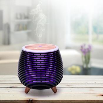 Rio Difuzors DHOZ-EU/1,5, 10 W, 0.34 kg, Brūna, Melna, 13 cm, 14 cm, 10 cm, Aukstais tvaiks, 0.09 l, 15 m², Aromterapija (DHOZ-EU/1,5)
