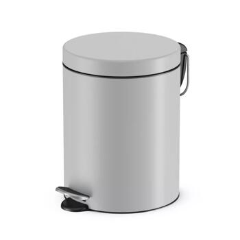Hailo Selekta S 035050201, 5L, 27x27x20см, сталь, Soft Close, педаль, съемное внутреннее ведро (035050201)