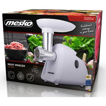 Mesko Мясорубка MS 4809, 350 Вт, 3 решета, с заземлением, компактная, легкая в очистке (MS 4809)