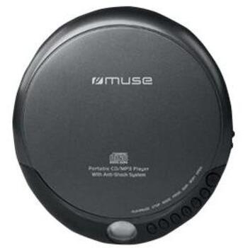 Muse pārnēsājams CD/MP3 atskaņotājs M-900DM, LCD, 2x AA, MP3, austiņas, pretriecienu aizsardzība (M-900DM)