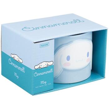 Paladone Hello Kitty Cinnamoroll рельефная кружка PP14833CIN, 400 мл, керамика, пастельно-голубая, не для посудомоечной машины (PP14833CIN)