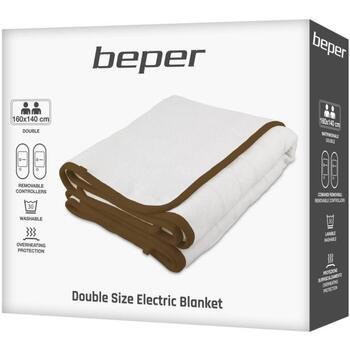 Beper Электрическое одеяло P203TFO110, 160x140 см, 2x60 Вт, 2 пульта дистанционного управления, стирка 30°C (P203TFO110)