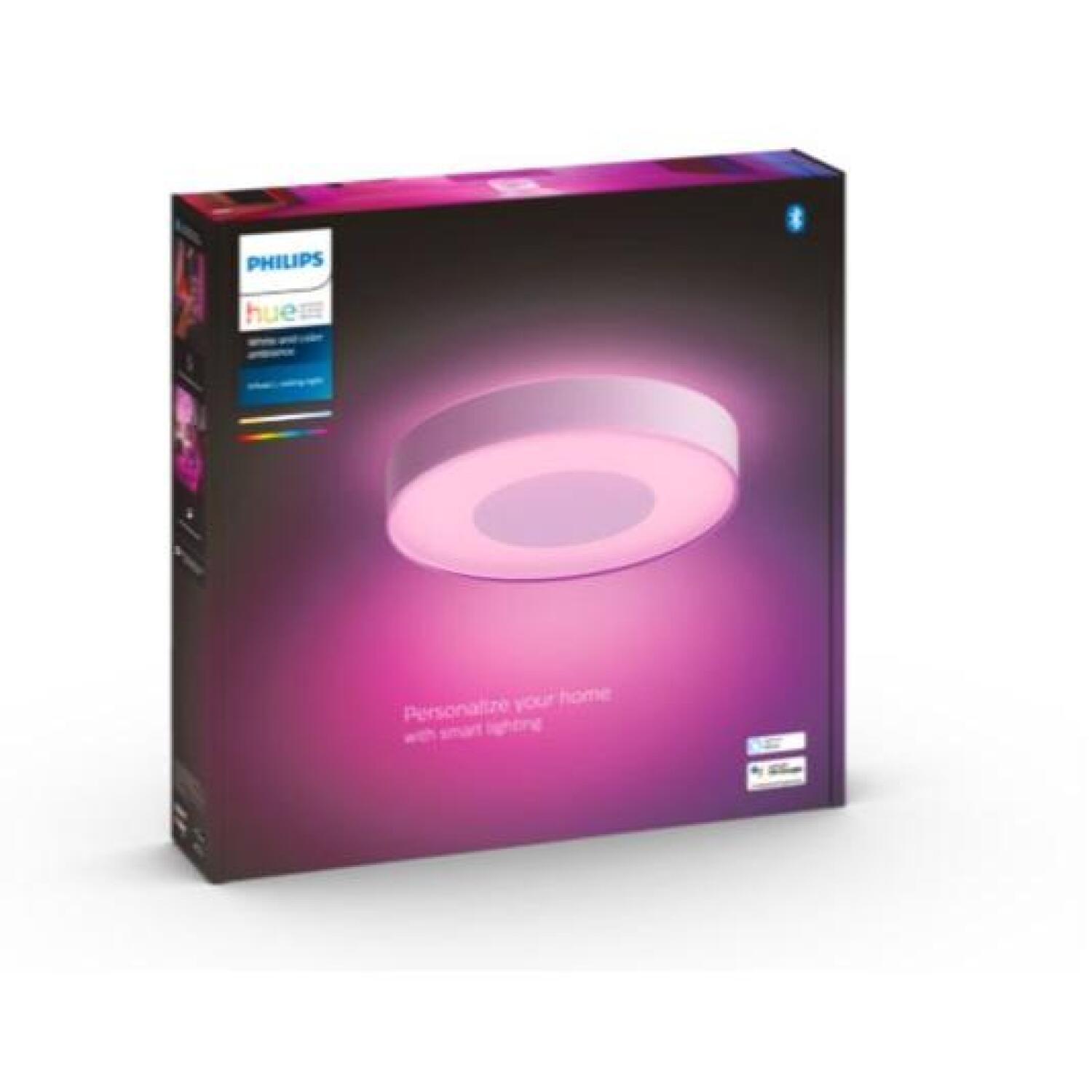 Philips Hue viedā griestu lampa Infuse L 8718696176511, 52.5 W, 2000-6500 K, 3450 lm, LED, Bluetooth, balta, krāsu apgaismojums (8718696176511)