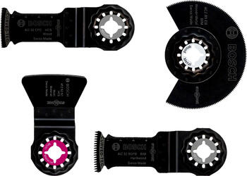 Multi instrumenta asmeņu komplekts (4gab.) 2608661696 BOSCH (2608661696)