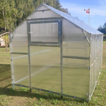 Siltumnīca KLASIKA BERNARD 2,35x8 m ar 6mm polikarbonāta pārklājumu, 4779037492374 (189)