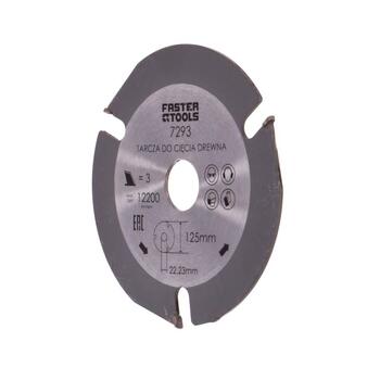 Пильный диск по дереву, гипсу, газобетону Ø125x22,23 м Faster Tools (729300)